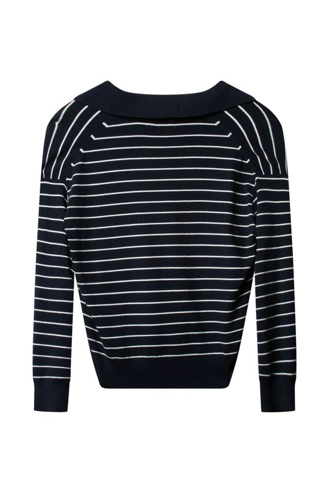 LES Stripe  Dk Navy/Offwhite