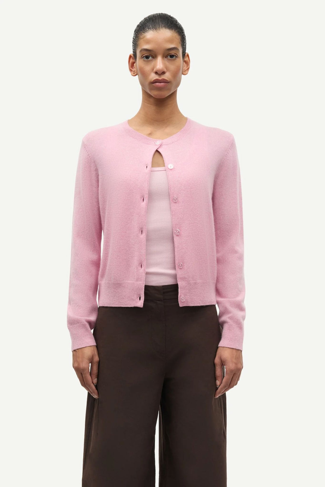 Saboston Cardigan  Bleached Mauve
