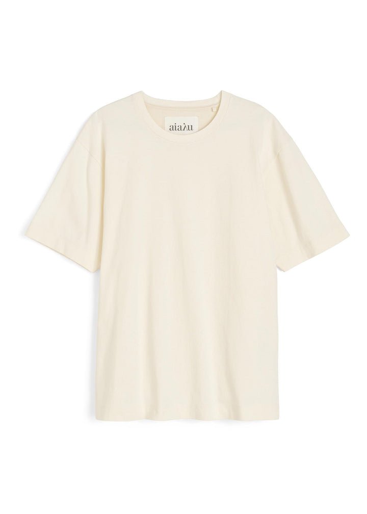 Lui Circular Tee  Pure Ecru