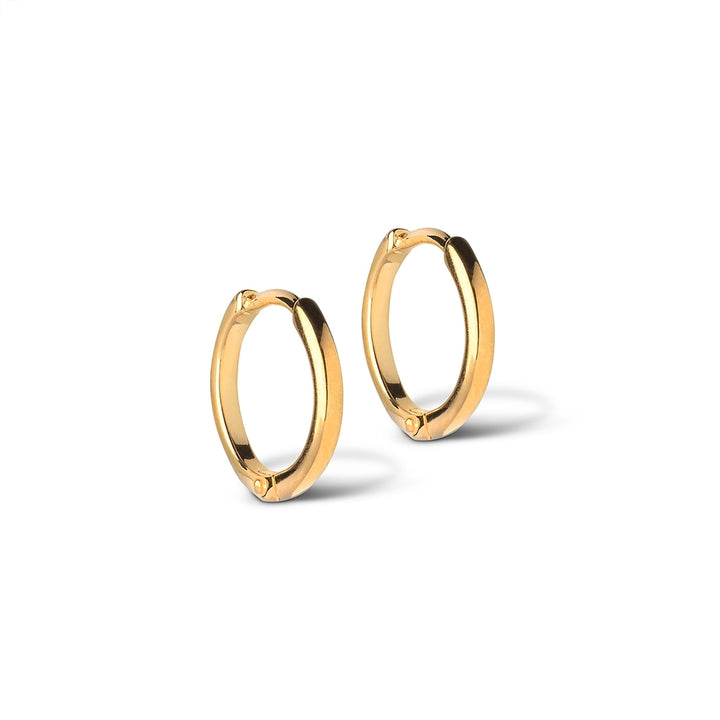 HOOPS CLASSIC 10 MM  Gold-Plated Sterling Silver