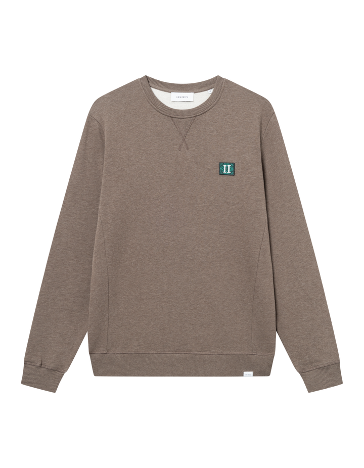 Piece Sweatshirt 2.0  Mountain Grey Melange/Posy Green-Pine Green