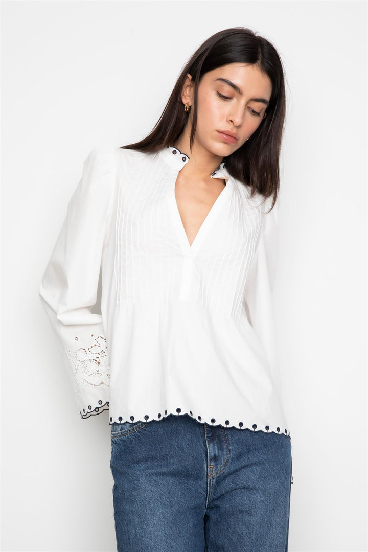 Lynn Blouse  White