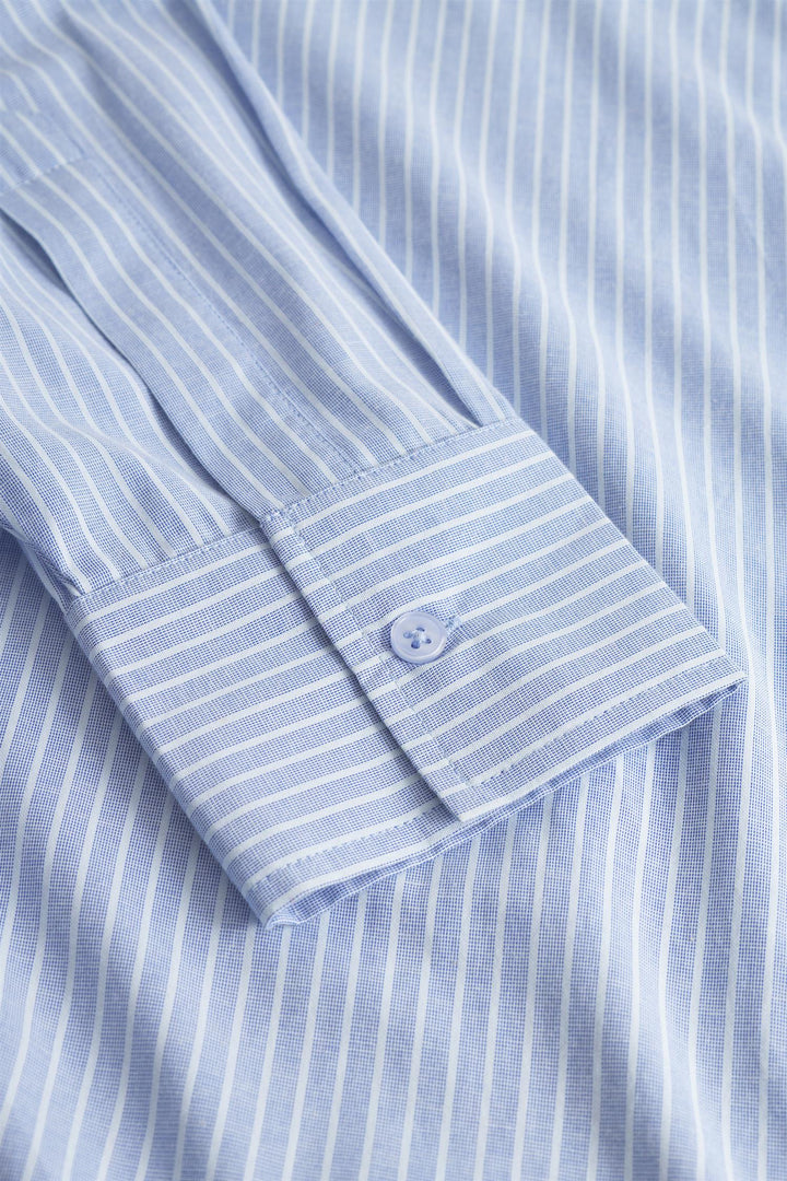 Sal Shirt  Lt. Blue Stripe