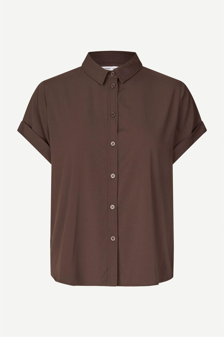 Majan Ss Shirt 9942  Black Coffee