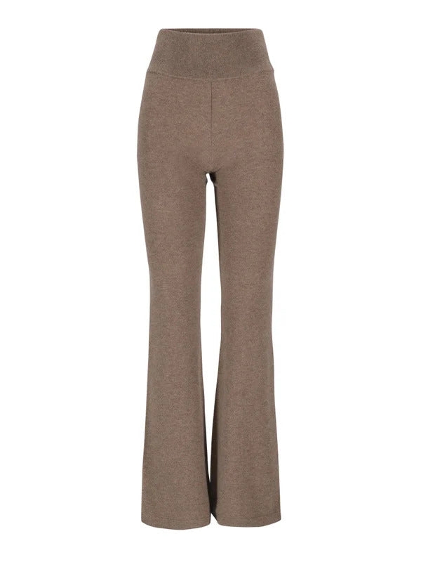 VERA CASHMERE PANTS  Brown Melange