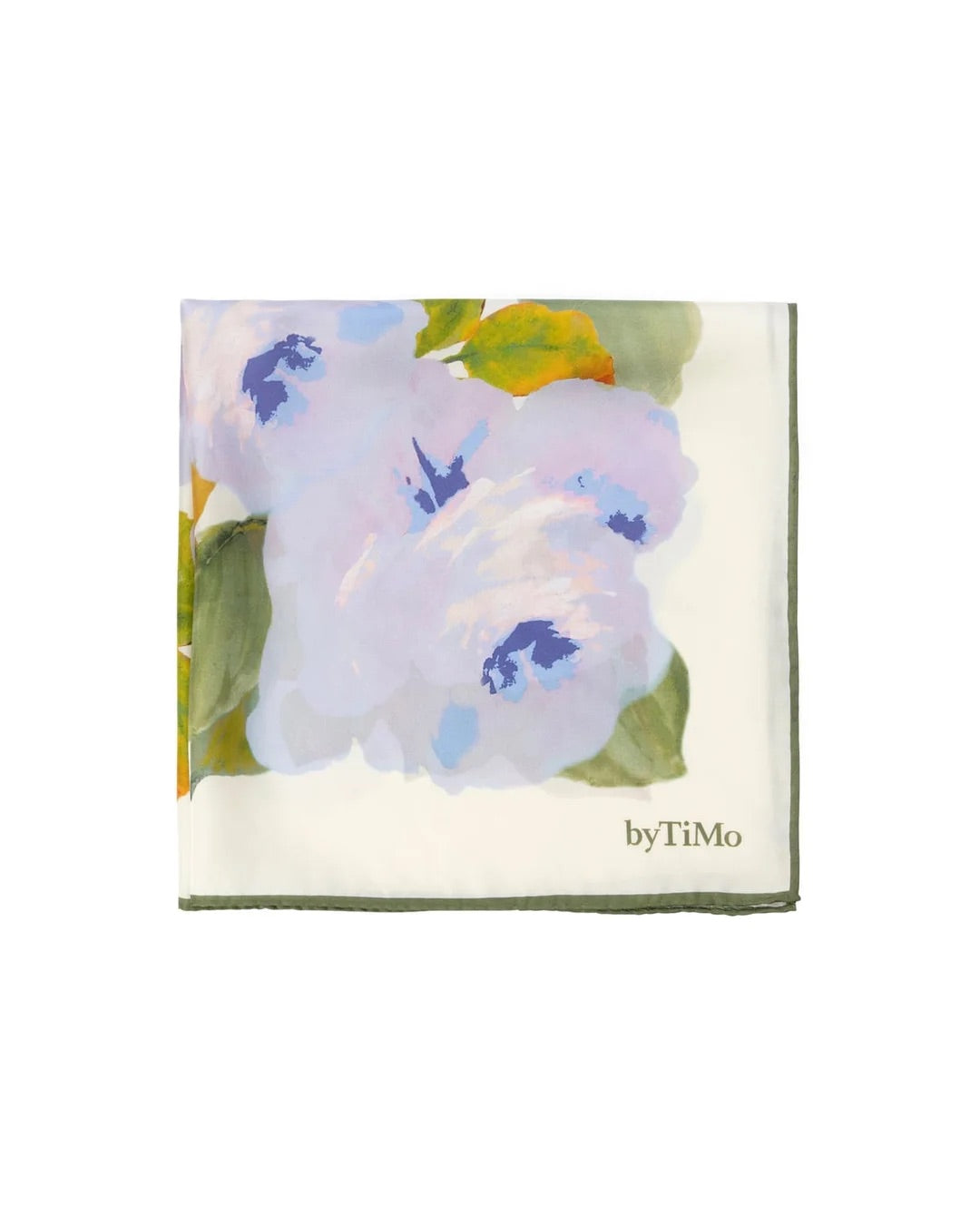 Silk Scarf Small  Celeste