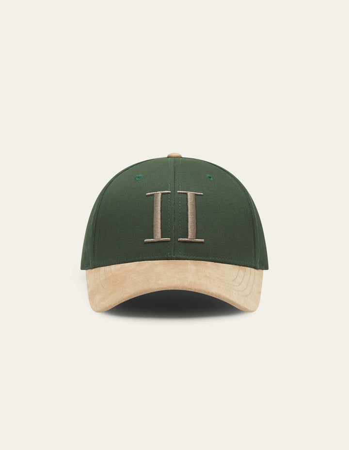 Baseball Cap Contrast Suede II  Dark Chive Green/Warm Sand