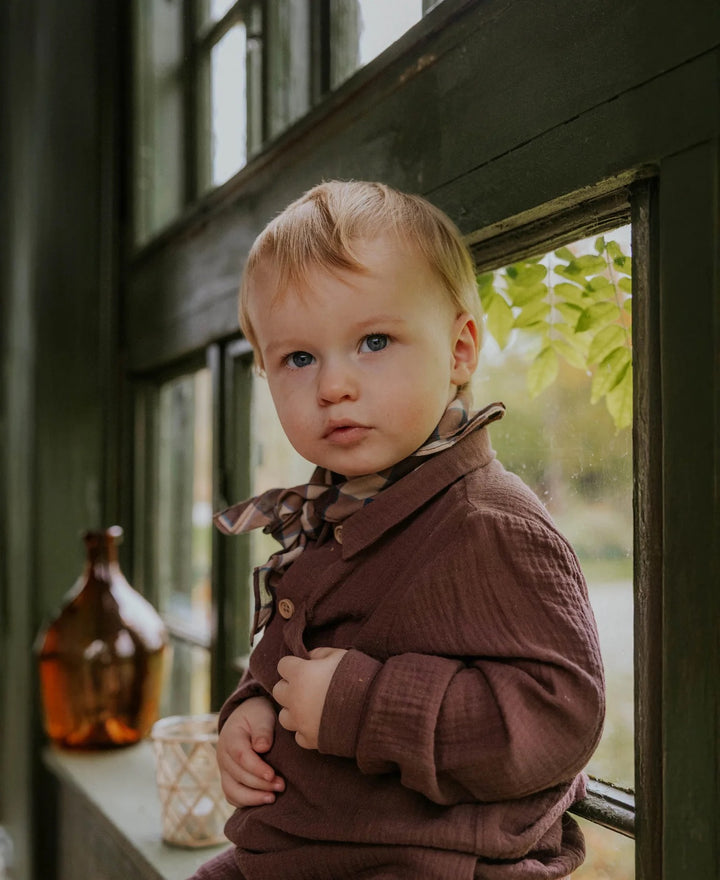 ELMO LS SHIRT  Coffee Bean