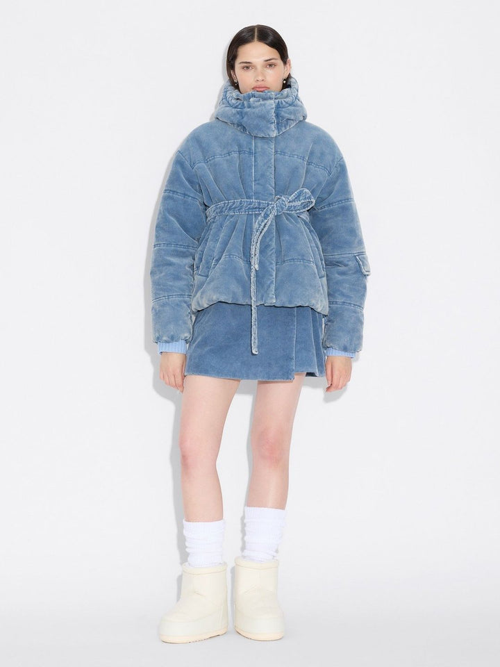 Steilia Corduroy Jacket  Lt. Blue Mix