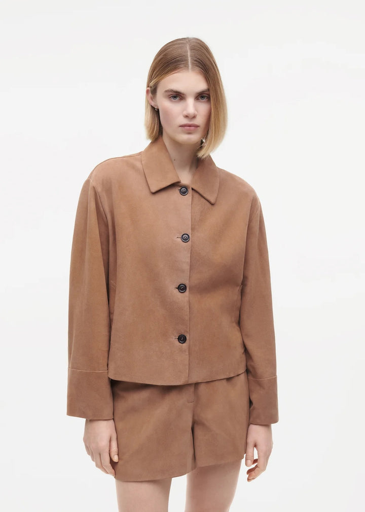 Elaine Goat Suede  Mousse