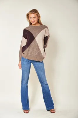 Kayne Argyle  Brown Melange Combo