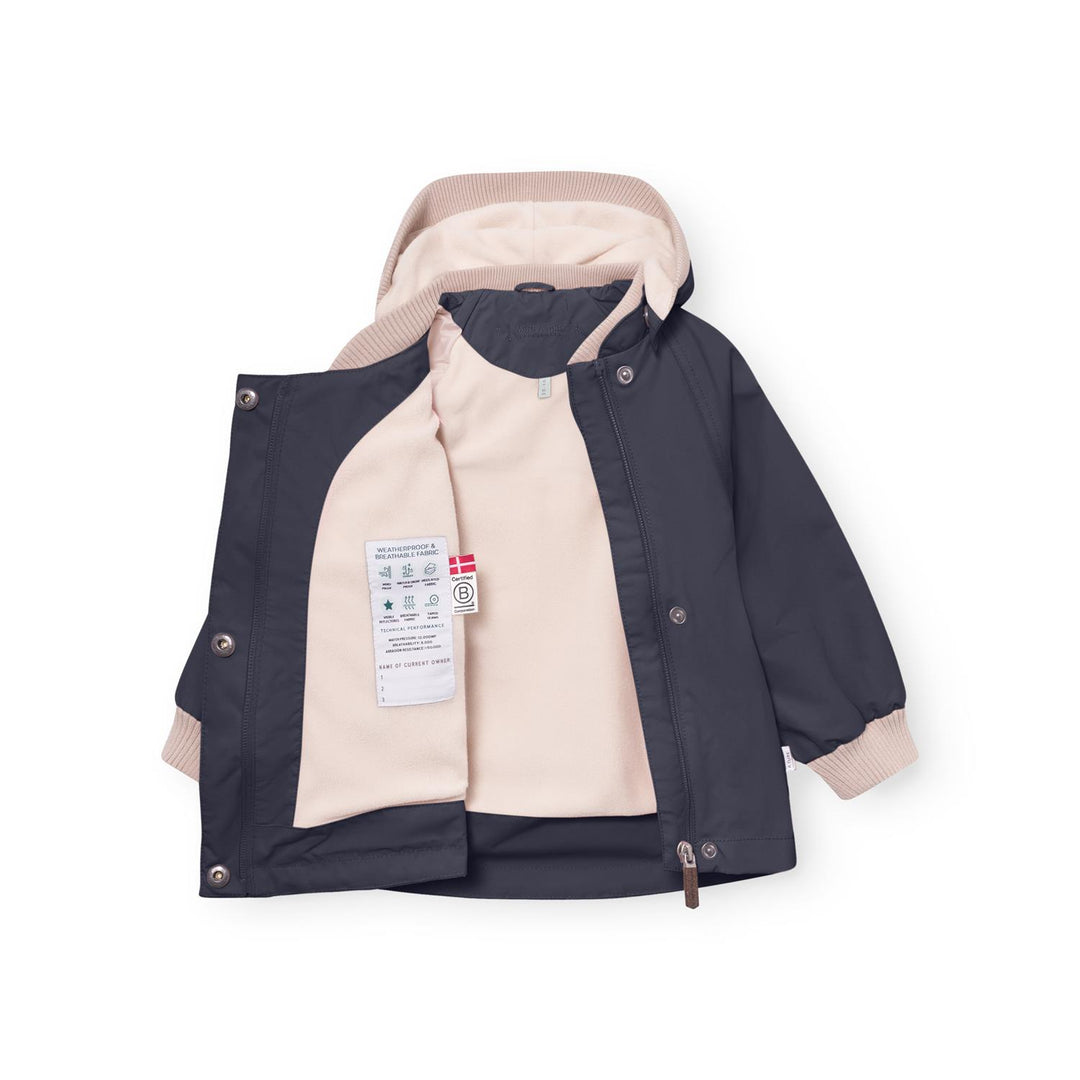 MATWAI fleece lined jacket  Ombre Blue