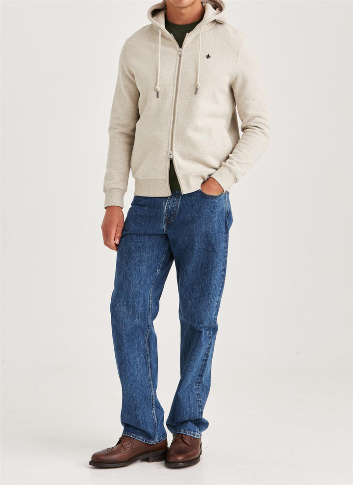 Brandon Lily Zip Hood  Khaki