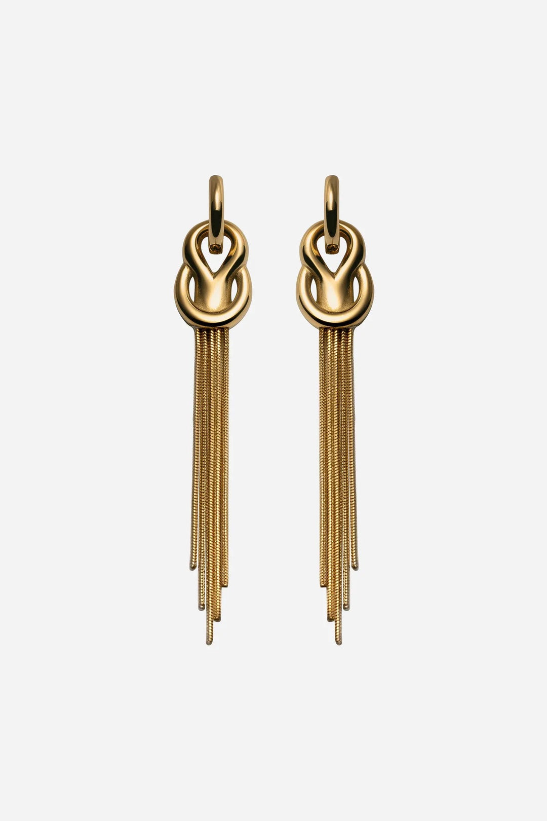 The Fringe Earrings  Gold