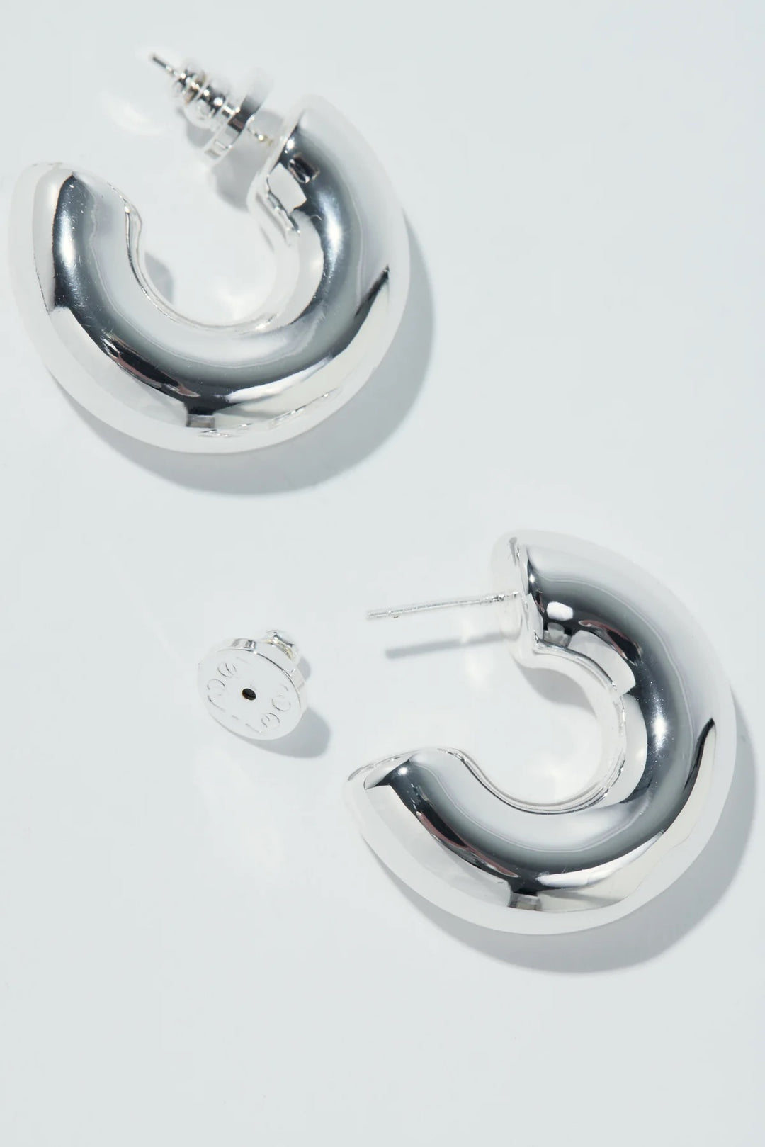Eclipse Hoops  Silver