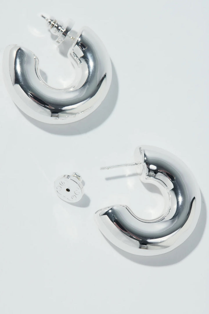 Eclipse Hoops  Silver