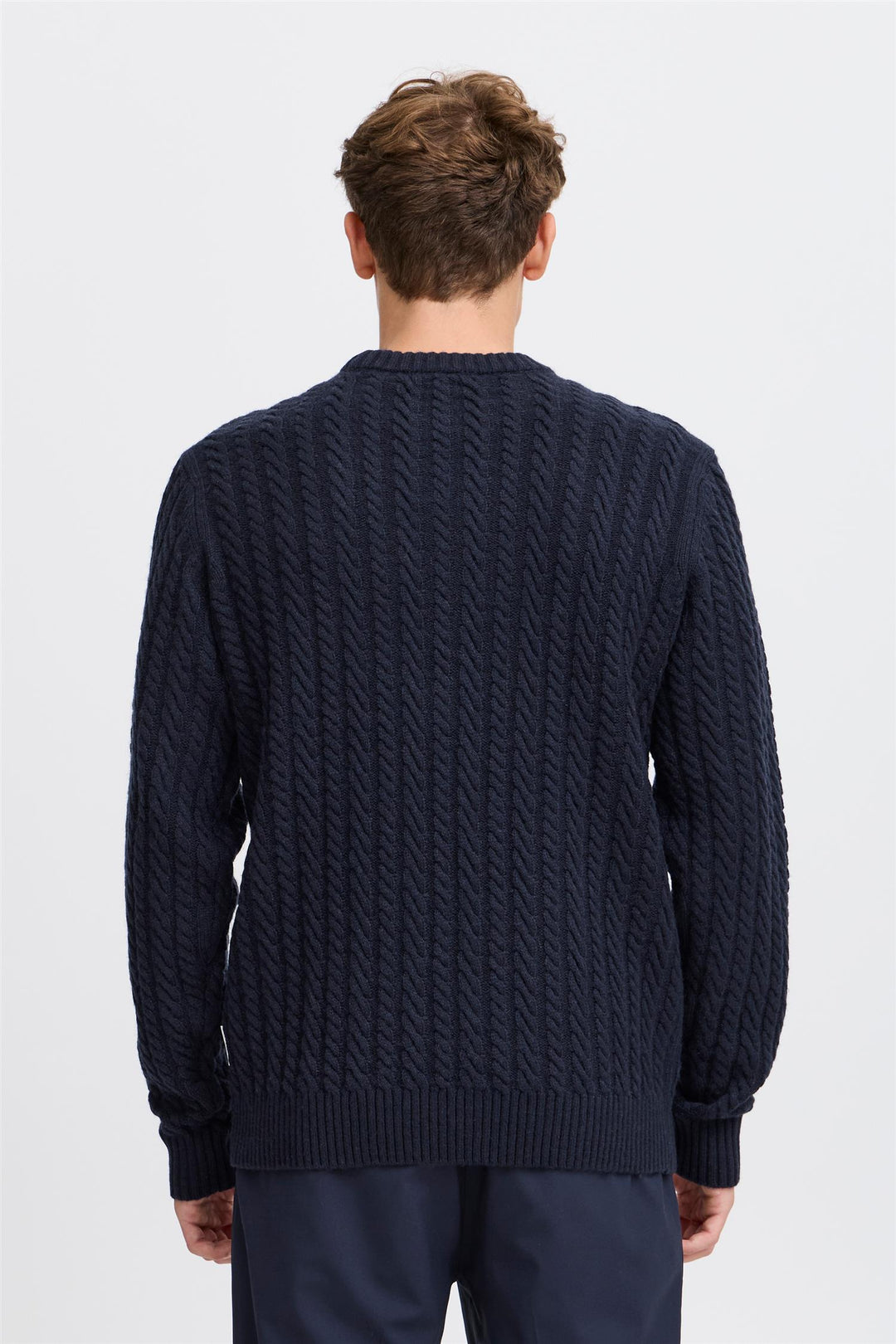 CFKARL CABLE WOOL MIX  Dark Navy