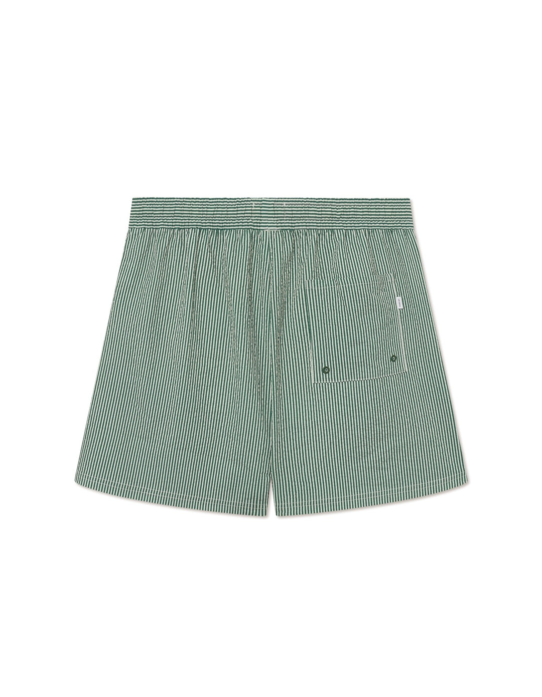 Stan Stripe Seersucker Swimshorts  Deep Dive