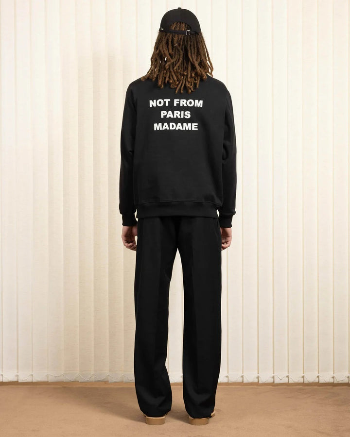 Le Sweatshirt Slogan  Black