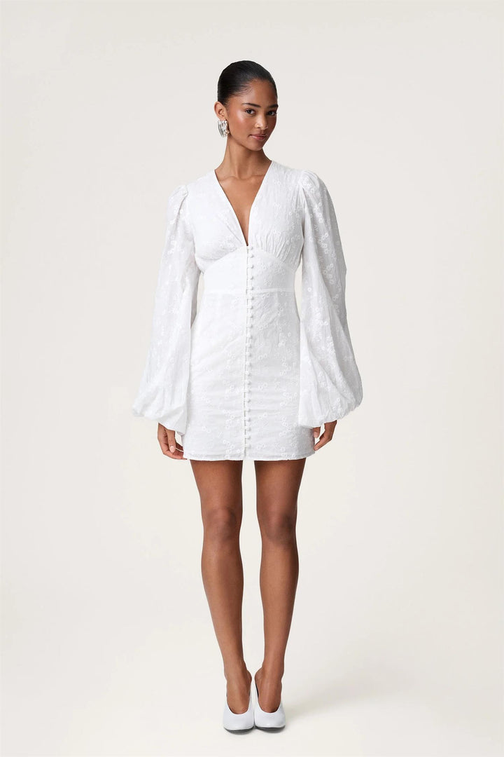 Florence dress  White Embroidry