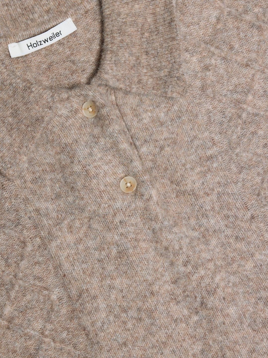 Argyle Polo  Taupe