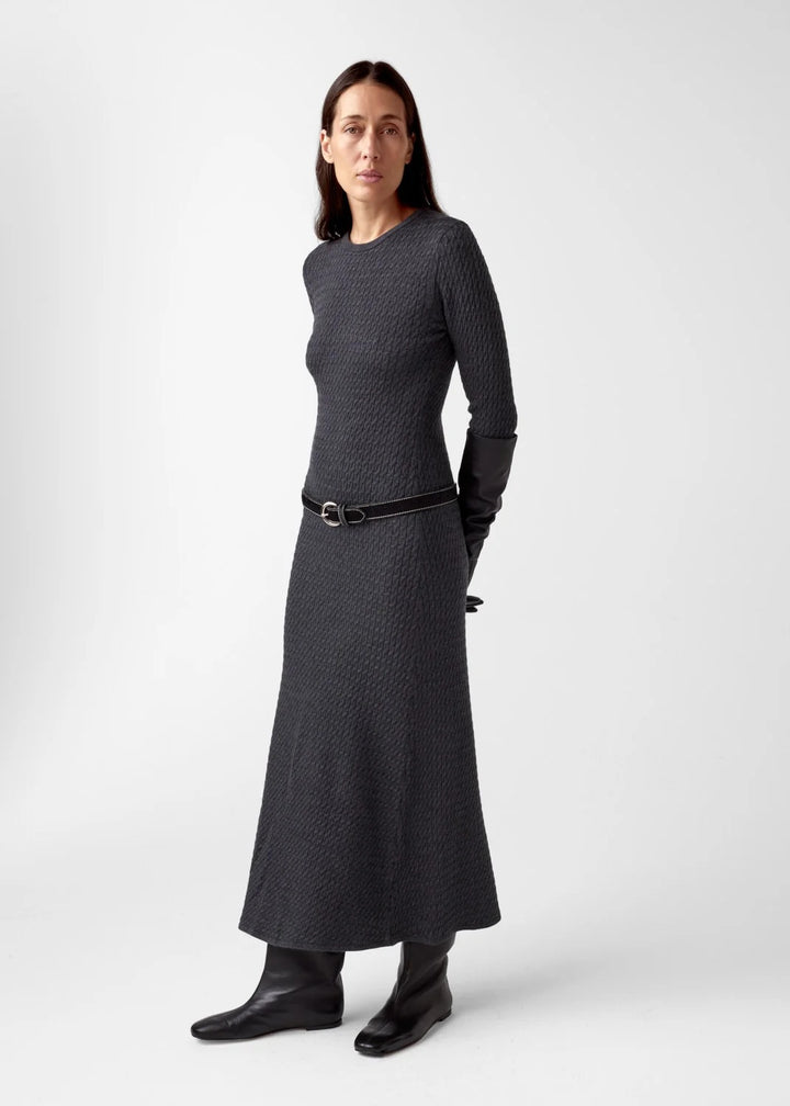 Sana merino dress  Dk. Grey Mel