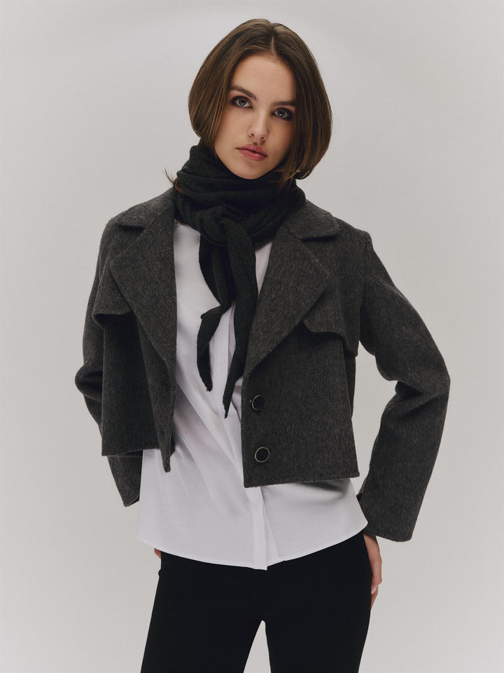 Ronja cashmere scarf  Black