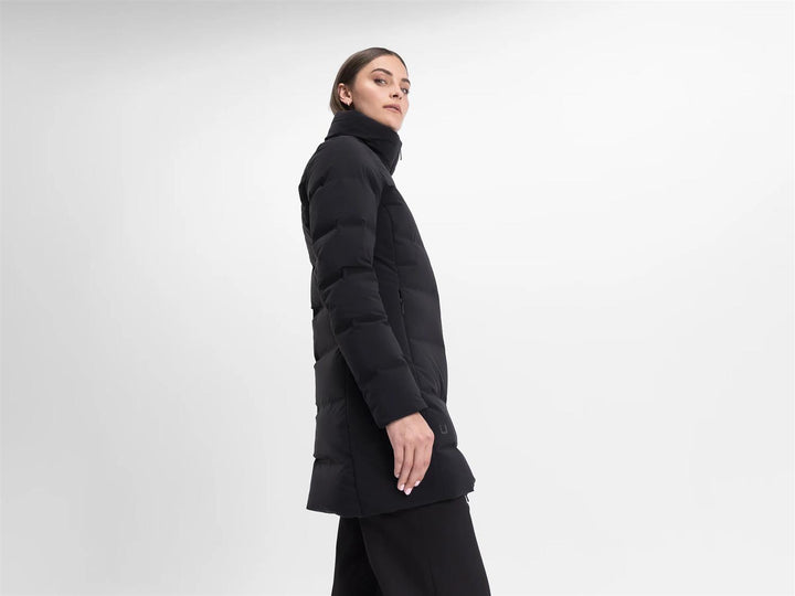 W Enigma Parka Down Collar  Black