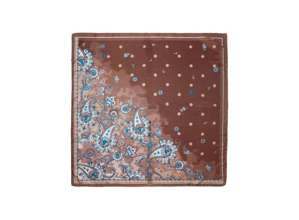 skjerf paisley &prikker  Rust