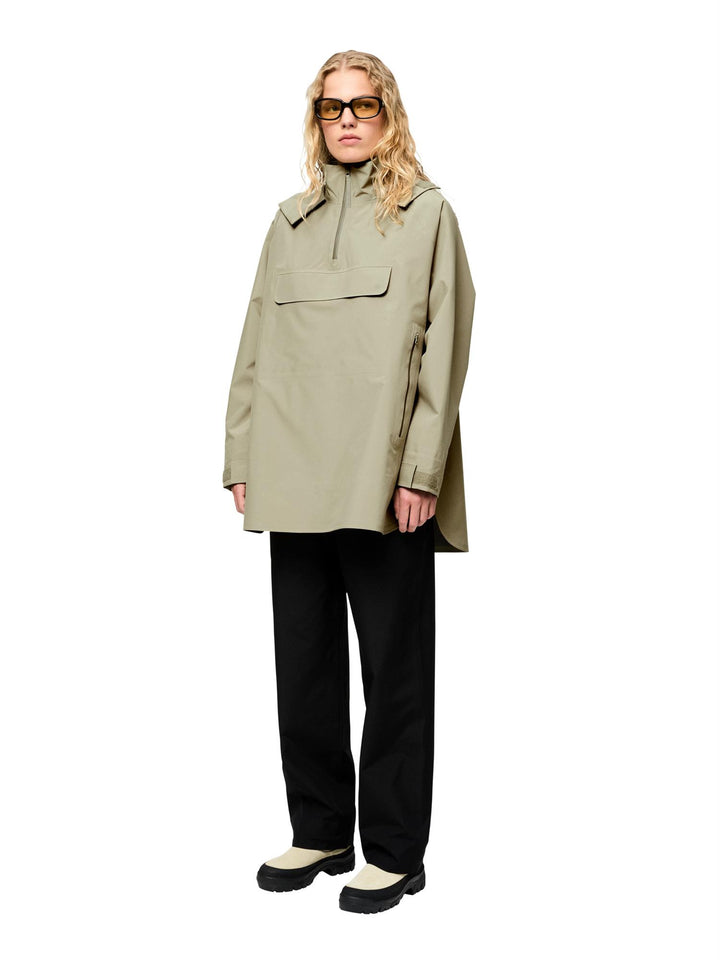Voss poncho  Oakmoss