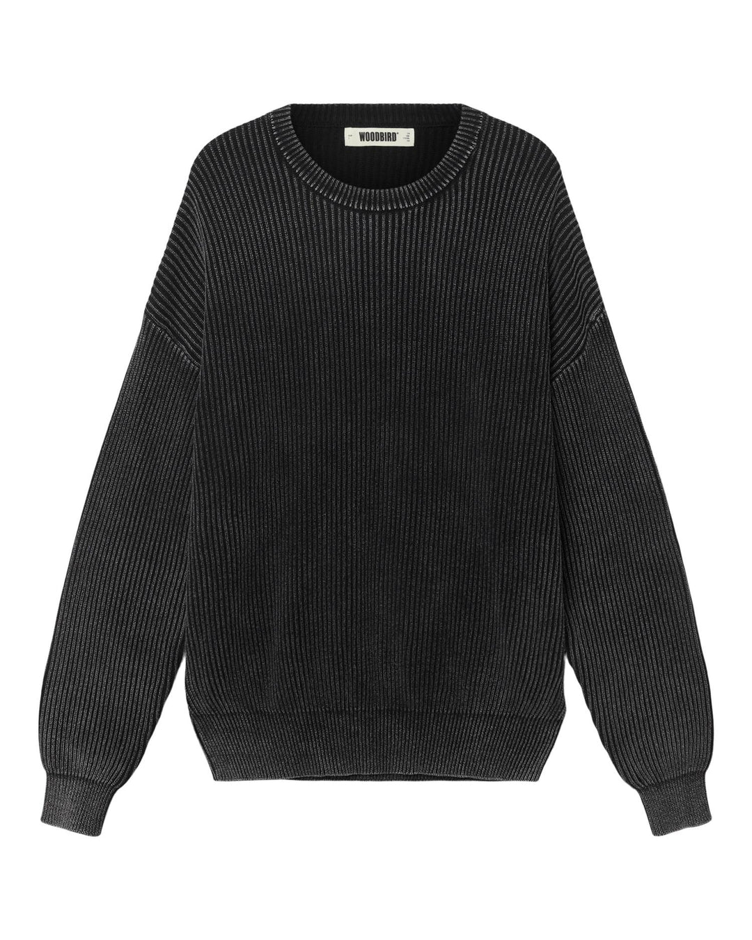 WBSake Washed Crew  Washed Black