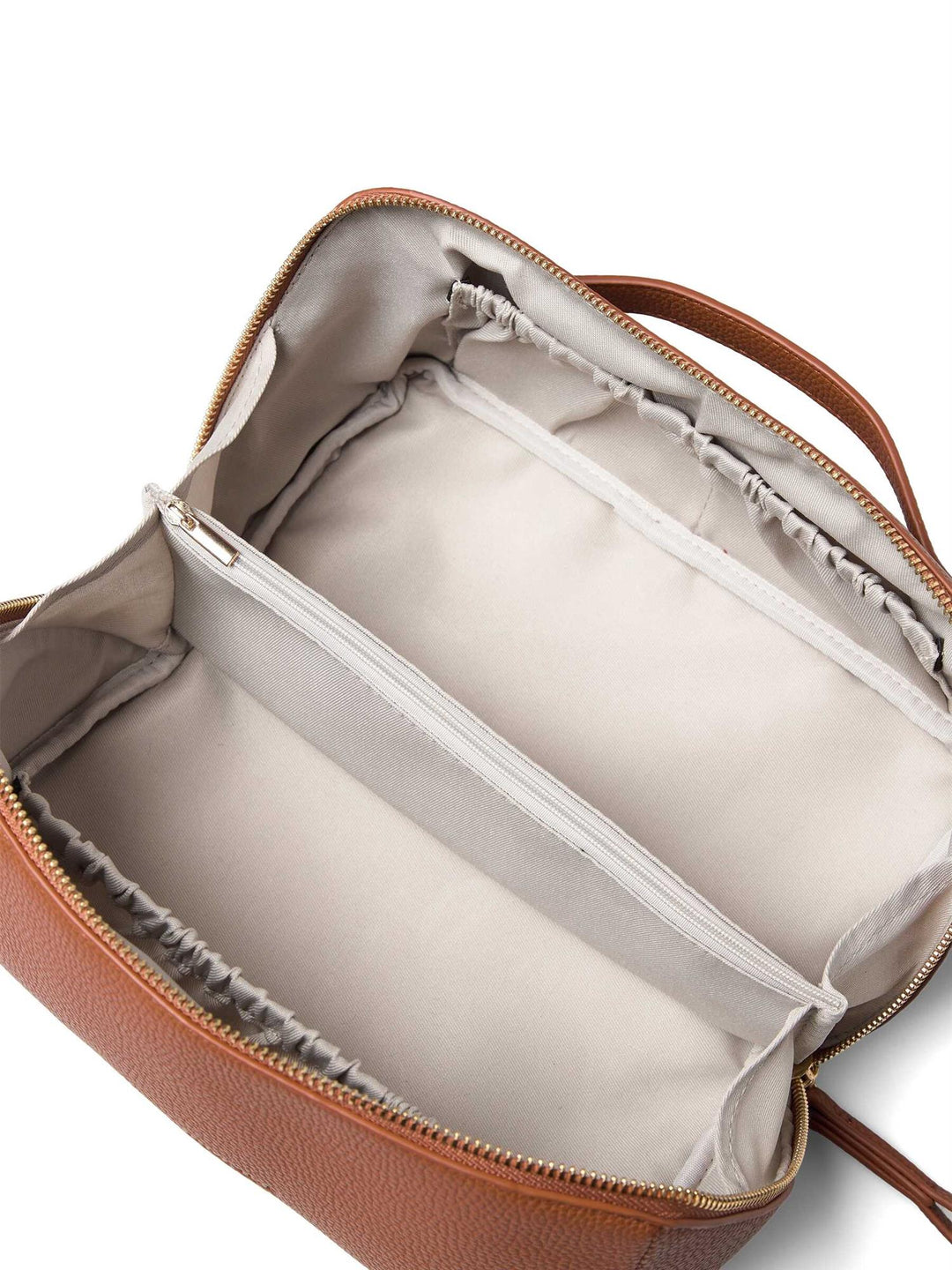RBSanya Cosmetics Case  Cognac Gold
