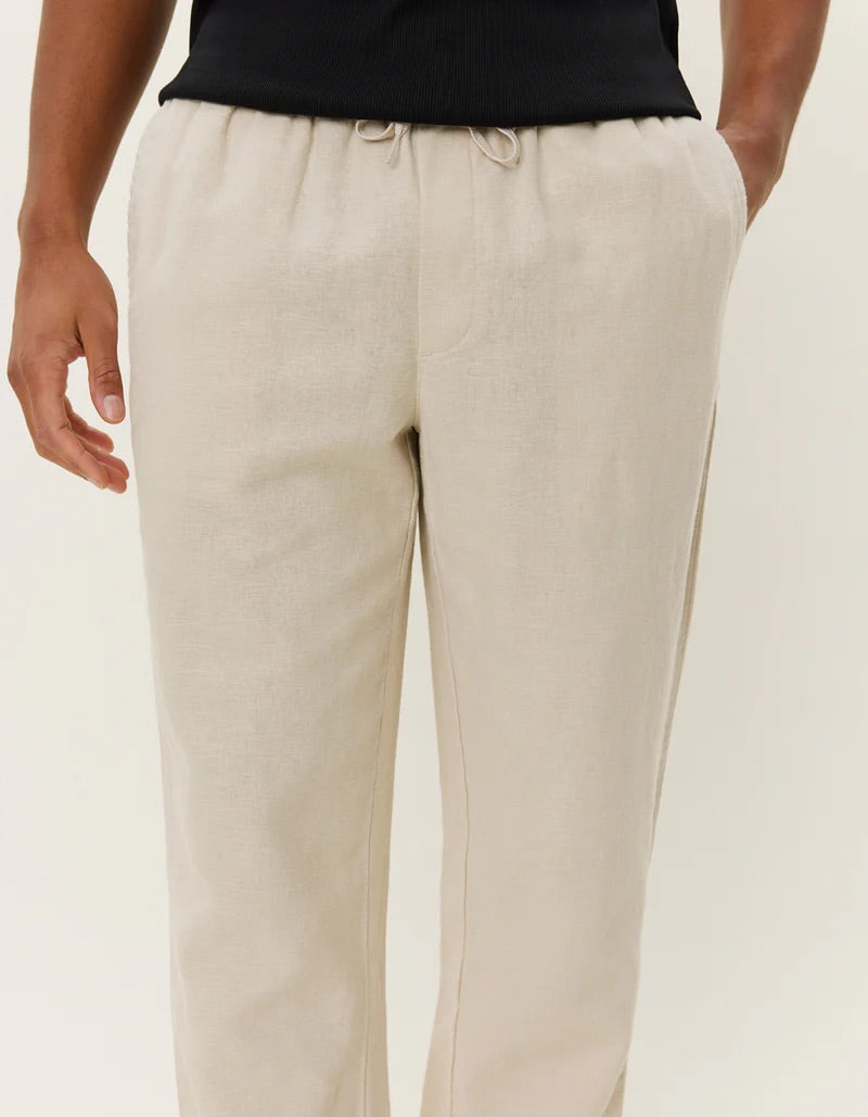 Patrick Linen Pants  Light Sand