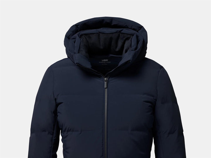 W Enigma Parka Down Collar  Navy