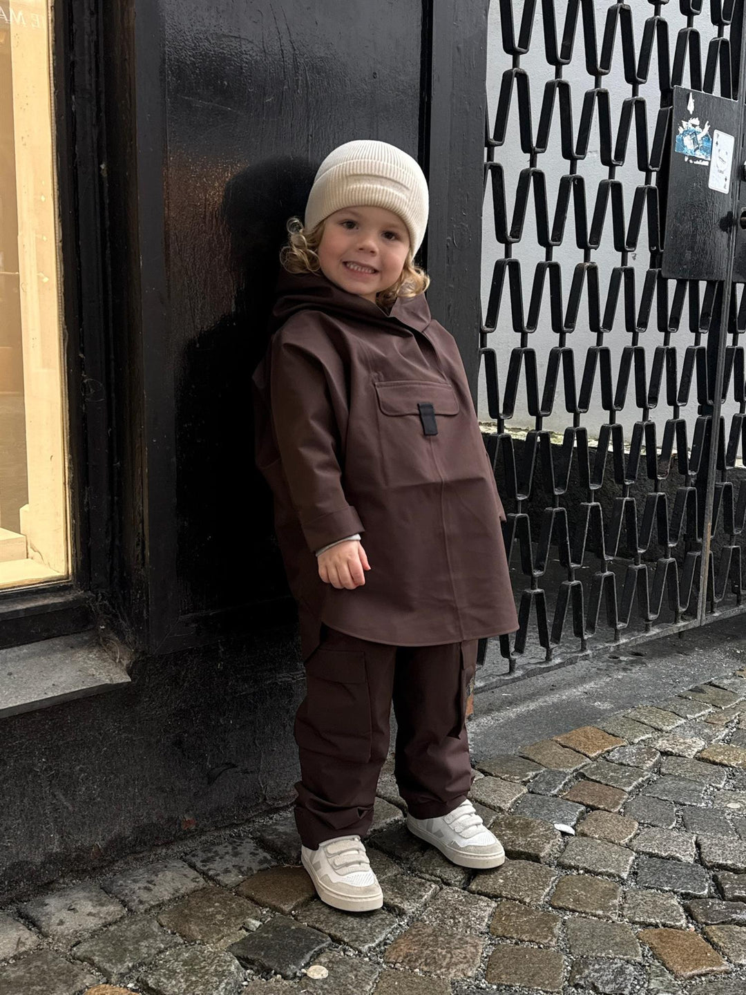 BERGEN MINI PONCHO  Java