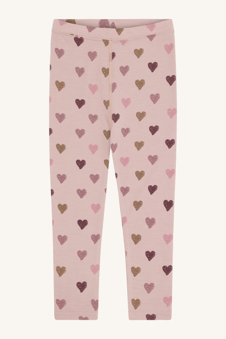 HC LAKI HEARTS LEGGING  Adobe Rose