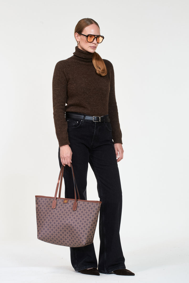 Ultimate Monogram Tote  Brown