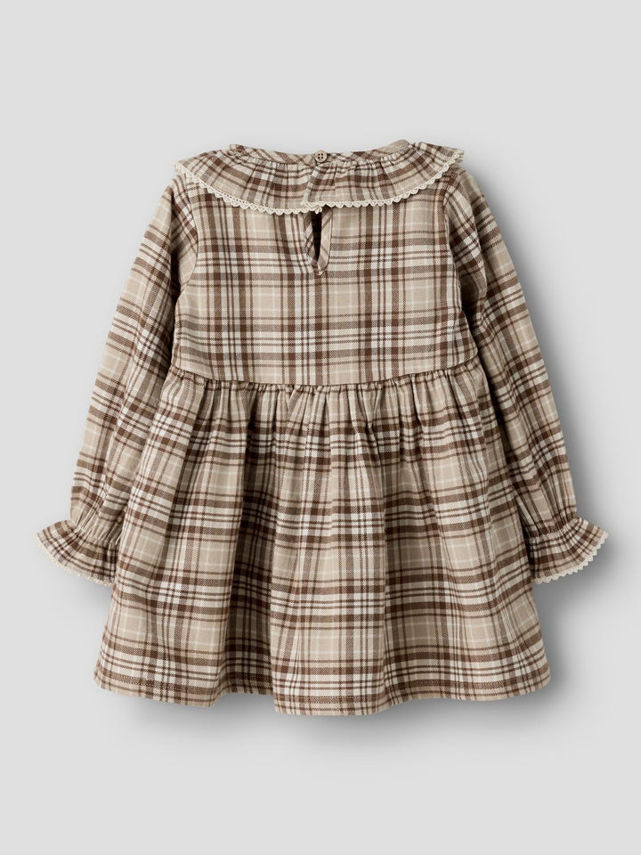 Frenrik Ls Loose Dress Lysegrå
