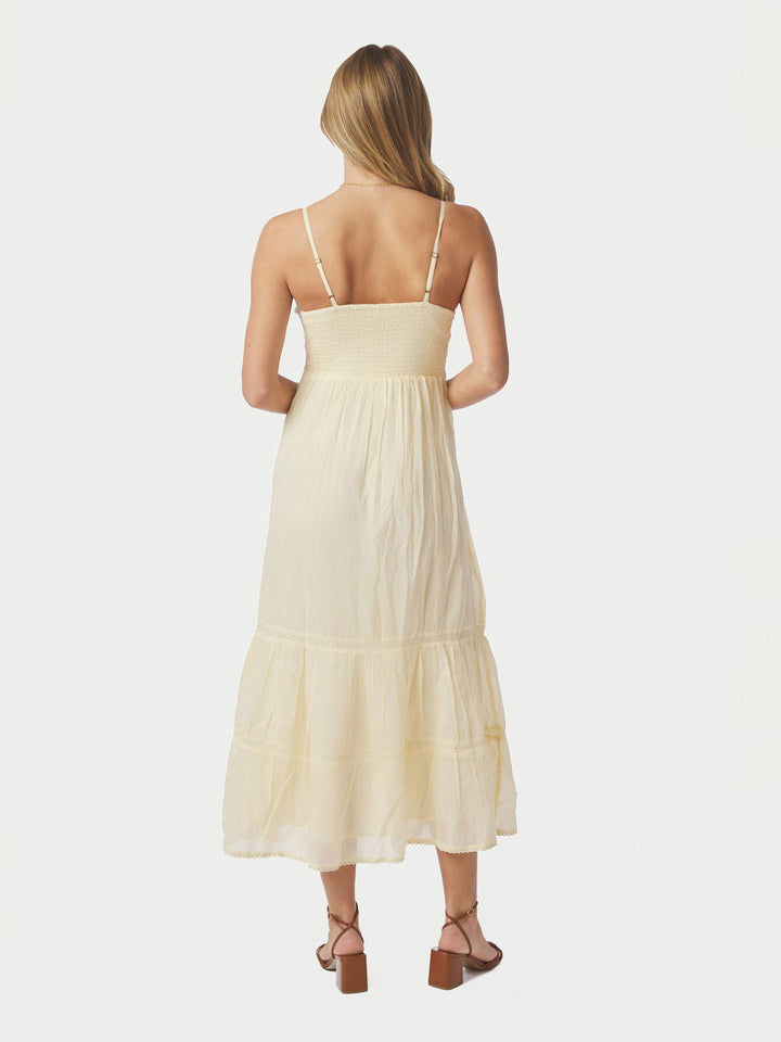 Elorie S Voile Dress  Butter Yellow