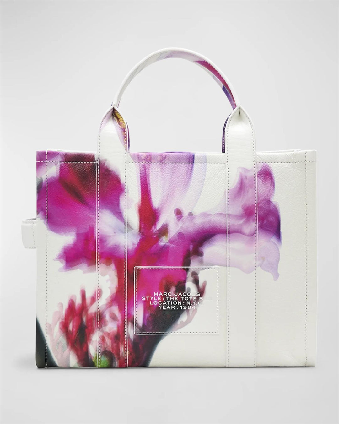 THE MEDIUM TOTE  White Multi