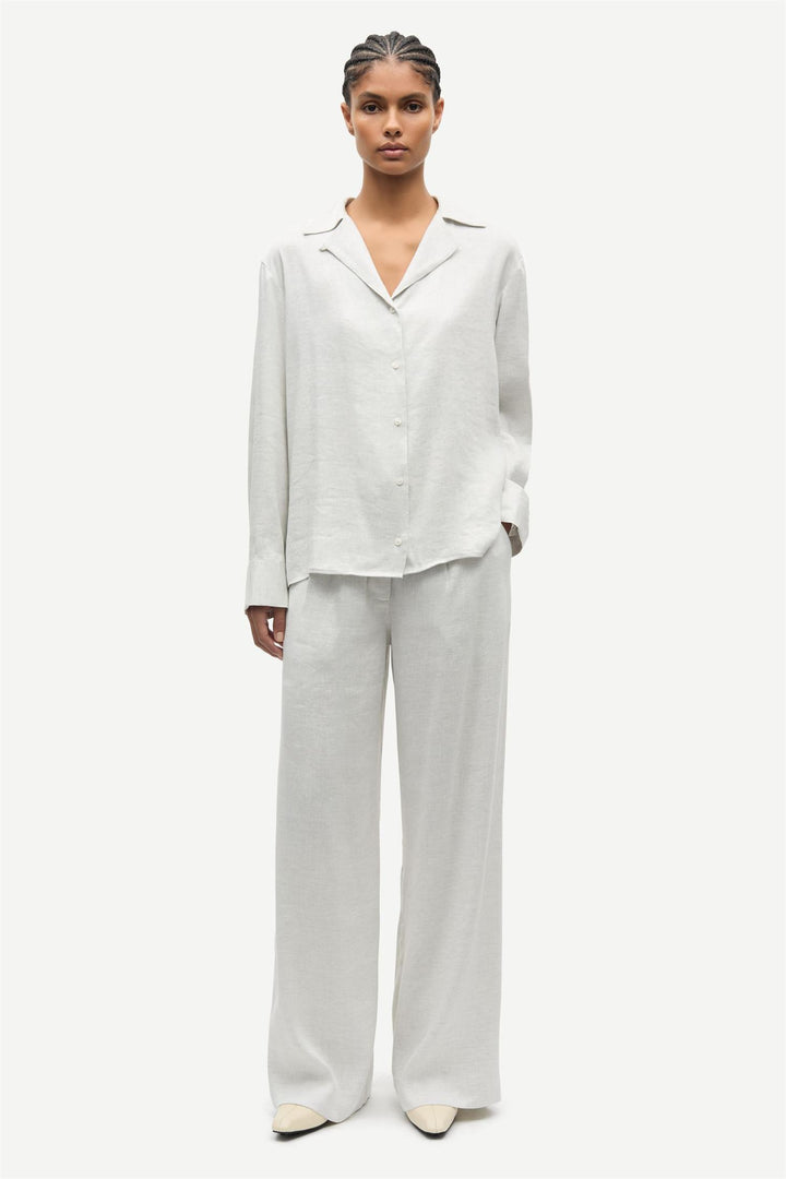 Saiben Shirt 15931  Light Grey Mel.