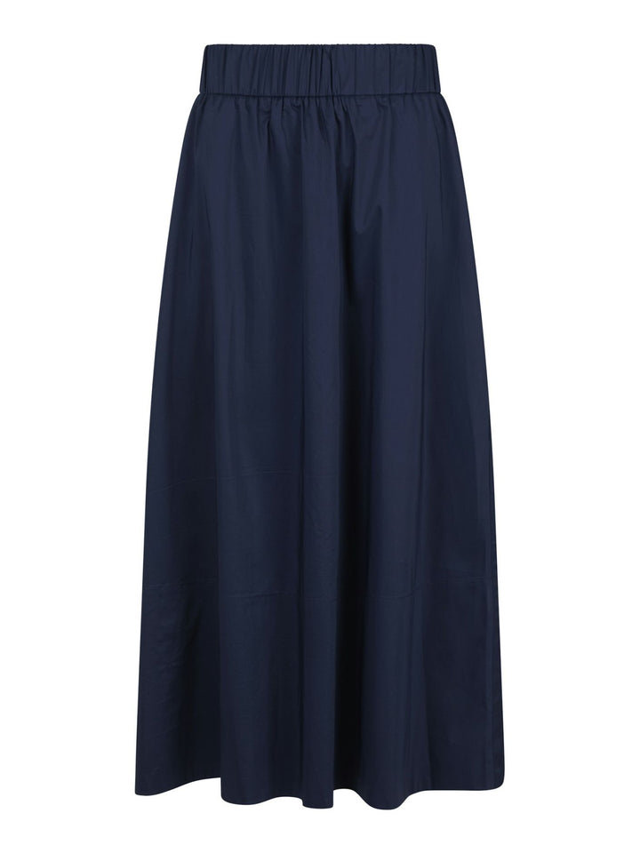 YARA POPLIN SKIRT  Navy