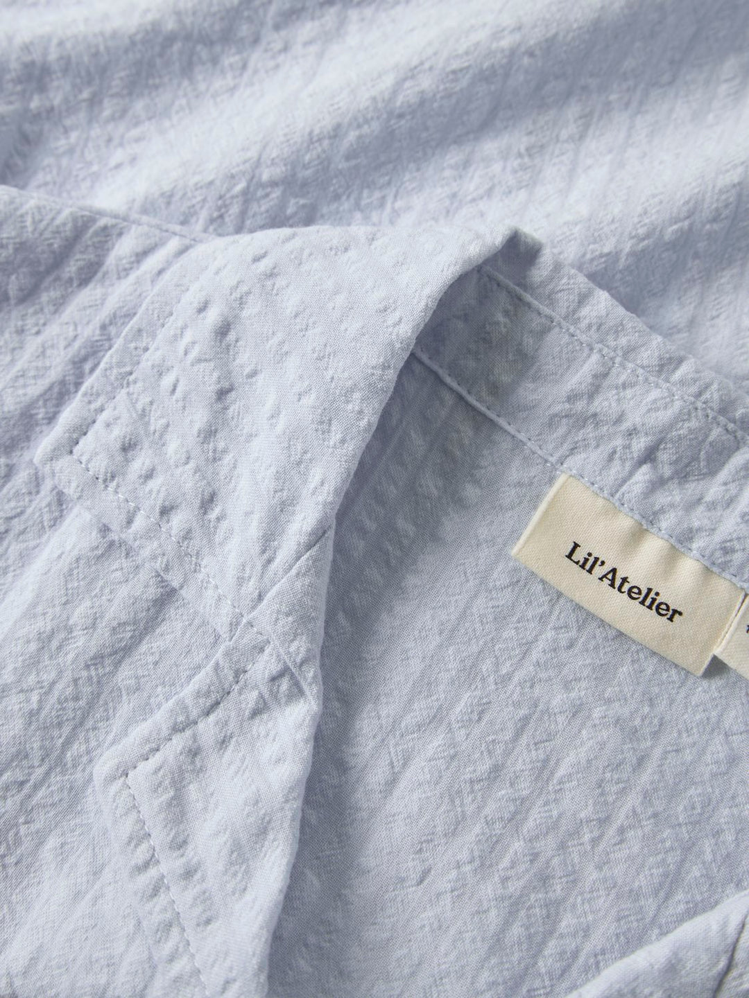 Homan Mak Ss Loose Shirt  Lyseblå