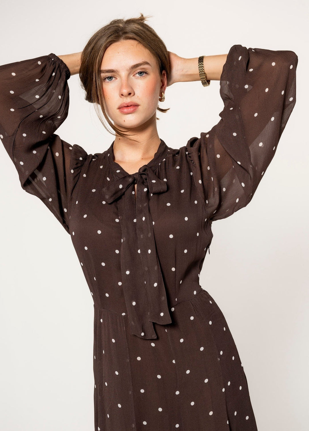 Daniella Dress French Dot  French Dot