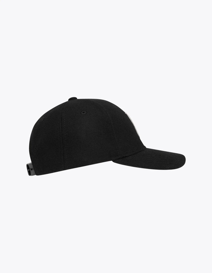 Encore Wool Baseball Cap  Black/Ivory