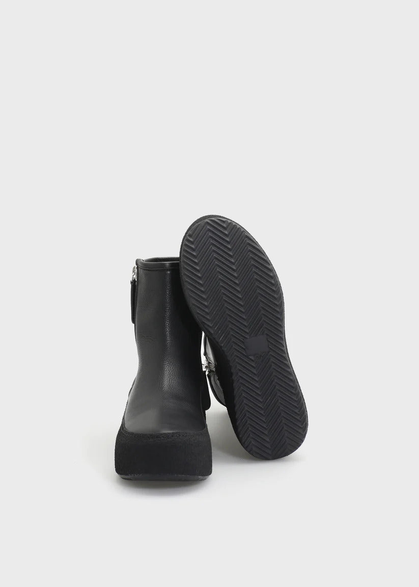 WINTER 002 NERO BOOTS IN KIPS LEATHER  Nero