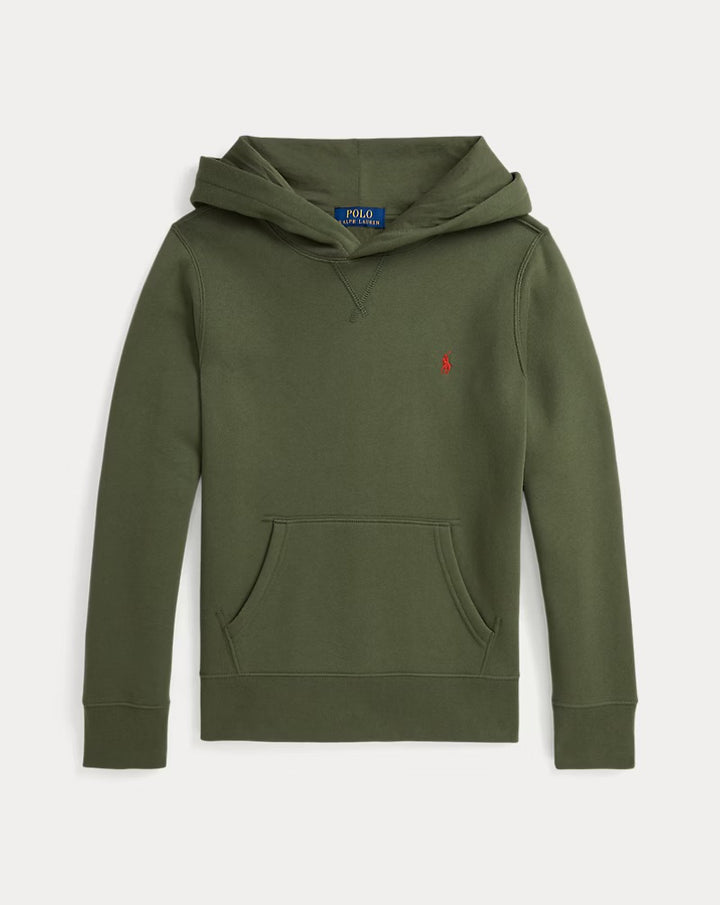 LS PO HOOD-TOPS-KNIT  Grønn