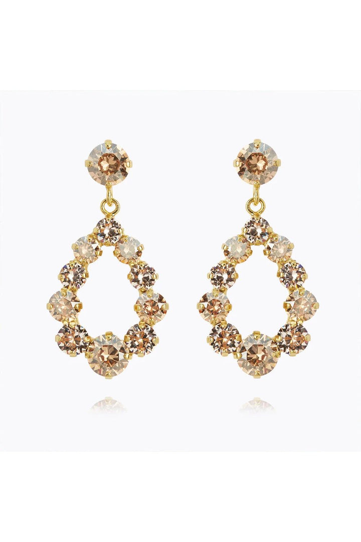 Mini Delia Earring Gold  Golden Combo