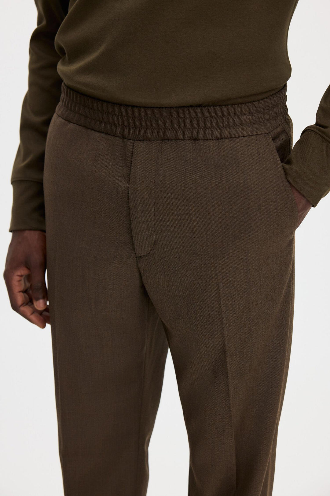 theo trousers  Walnut Brown