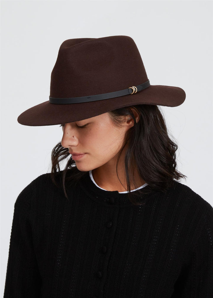 Dakota Fedora  Espresso